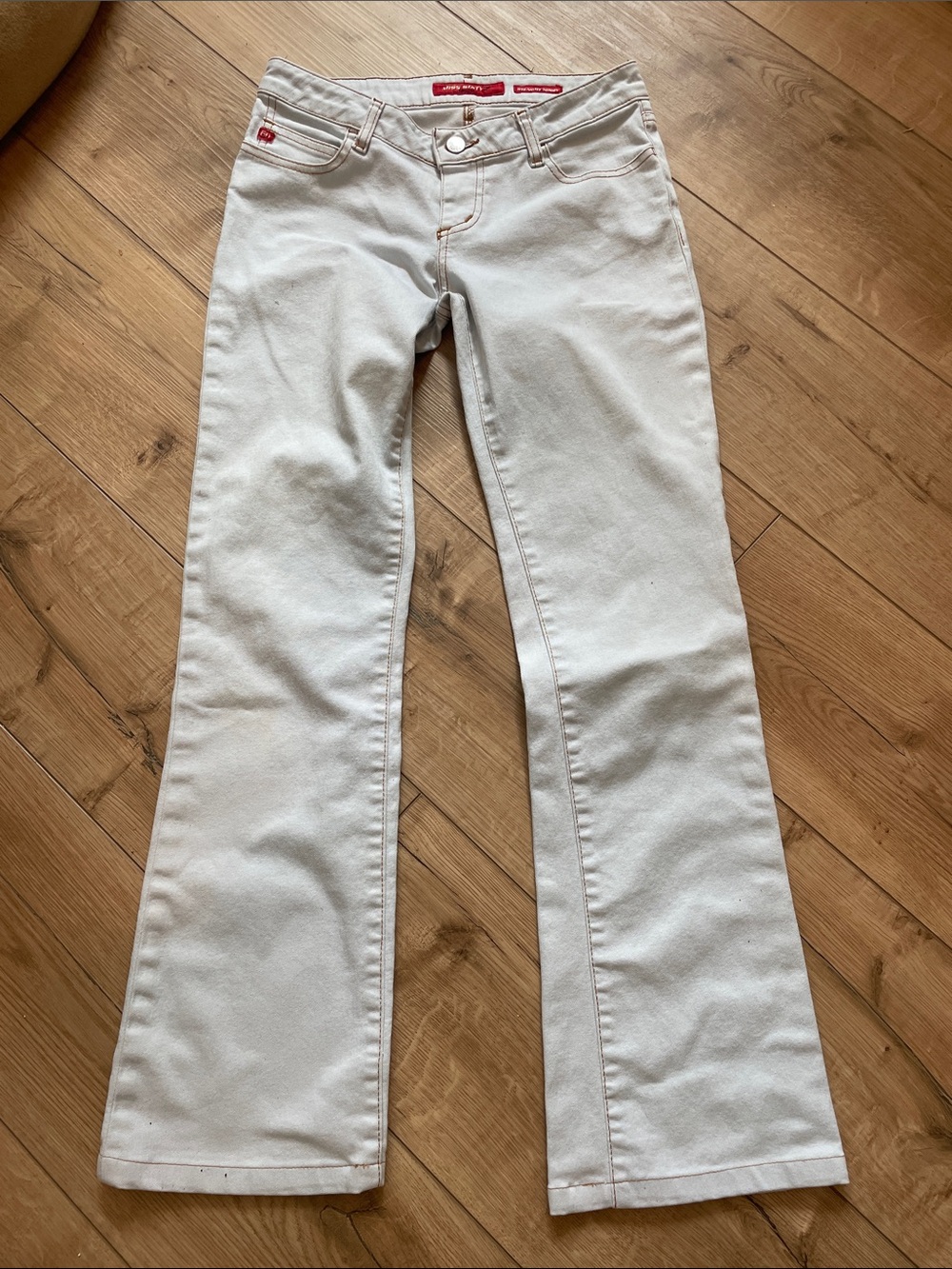 VTG Miss Sixty Pale Blue Tommy Low Rise Flare Jeans Y2K tag size 28 (fit small!)